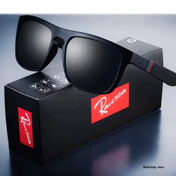 Square Vintage Polarized Sunglasses