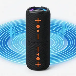 Sodlk Summervibes Portable Wireless Splittable Speaker IPX6 Waterproof, Wireless, Big Sound and Deep Bass, TWS Pairing, 12Hrs of Playtime, for Home/Party/Outdoor/Beach, Birthday Gifts for Men Women, Audio Bluetooth Stereo Water Proof Resistant