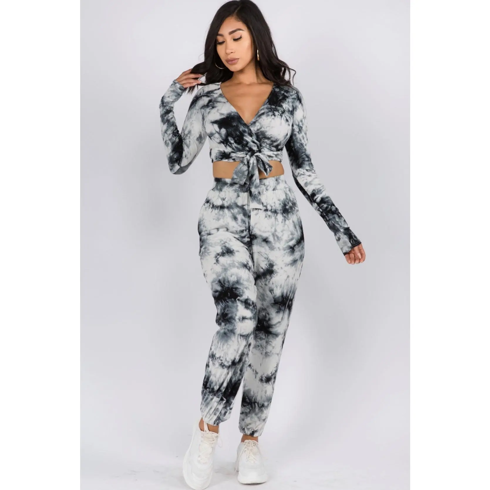 Lets Chill Jogger Pants Set - Tie Dye