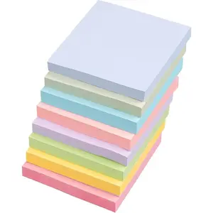3 x 3 Inch Sticky Notes, 8 Pads, 800 Sheets, 8 Color Sticky Note Pads, Premium Sticky Notes, Bulk Sticky Notes, Self-Stick Note Pad, 100 Sheets/Pad