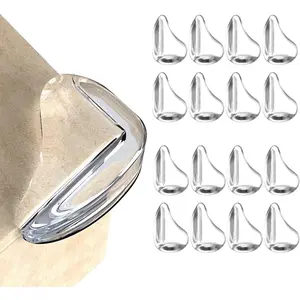 16 Pack Clear Corner Protector for Baby, Furniture Corner Guard & Edge Safety Bumpers to Cover Sharp Furniture & Table Edge