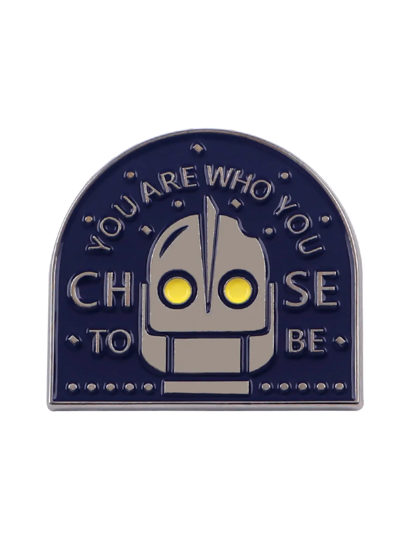 Robot Lapel Pin Badge, Zinc Alloy Science Mechanical Brooch, Unique Design for Hats Clothes Backpacks, Casual Style Accessory, Durable Metal Pins