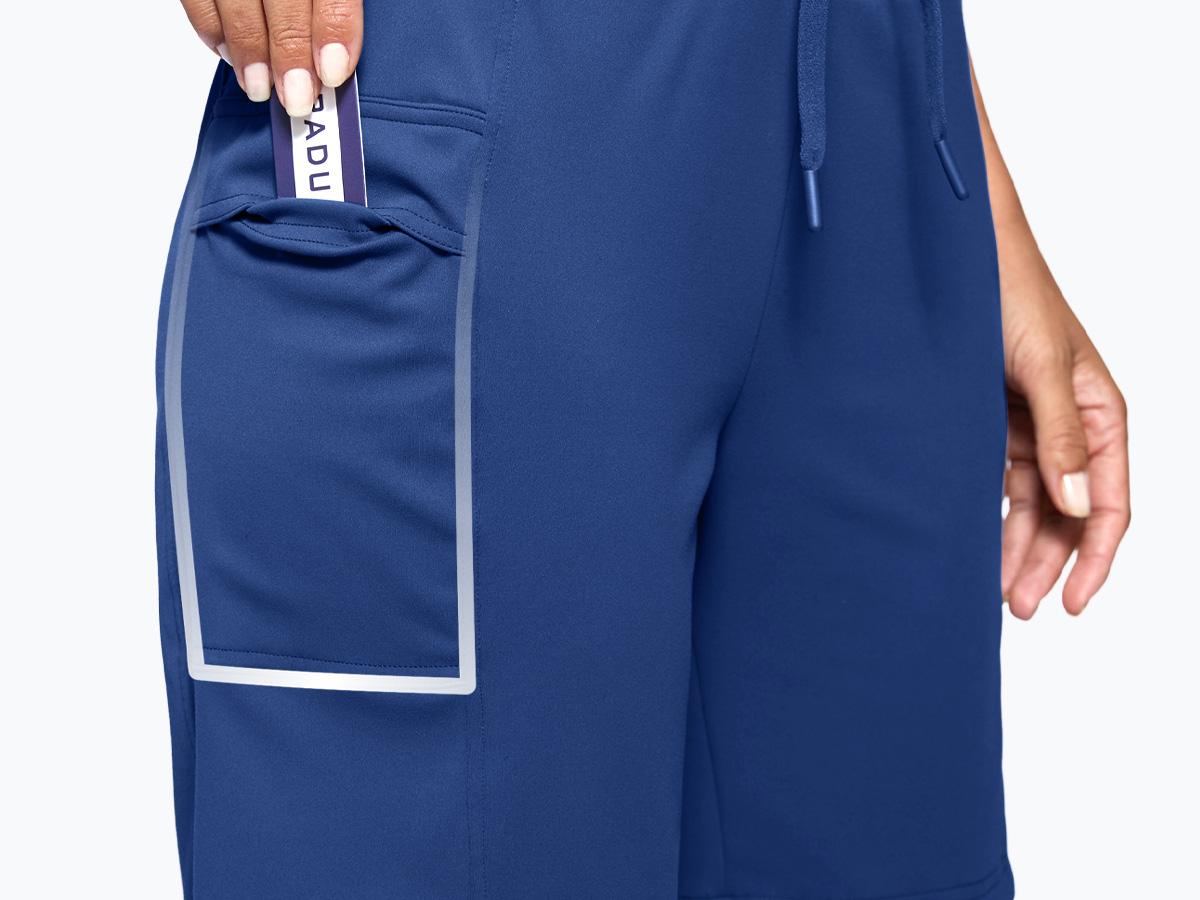 [Clearance] G Gradual Women's 7" High Waisted Anti-Chafing Active Gym Shorts, Elastic Breathable Quick Dry Stretch Running Light Bermuda Shorts with Side Pockets for Workout, Casual
