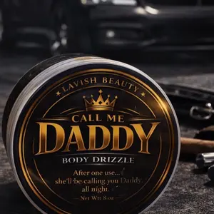 Call Me Daddy 8oz Body Drizzle Bold Smooth Unforgettable Masculine Scent with Fresh Citrus Spice Warm Woods Soft Leather Amber Musk Tonka Bean