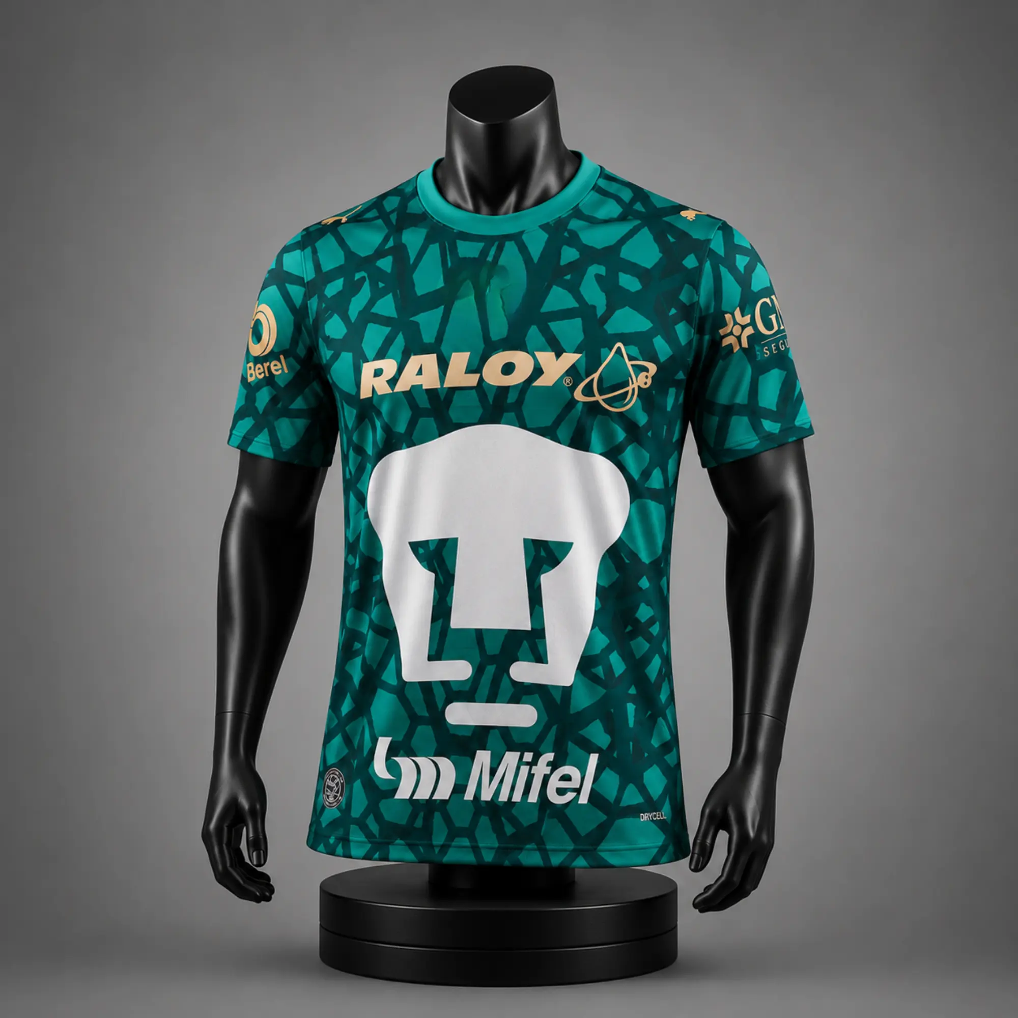 Pumas Unam 2026-27 GK 1 Soccer Jersey - Full Print Logo