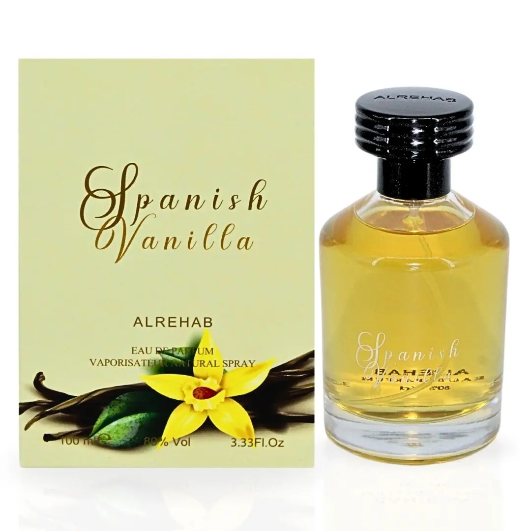 Spanish Vanilla EDP Spray 100ML (3.4 OZ) By Al Rehab | A Luxurious Soft, Sweet Vanilla Fragrance. Spanish Vanilla EDP Spray 100ML (3.4 OZ) By Al Rehab | A Luxurious Soft, Sweet Vanilla Fragrance.