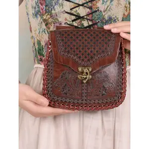 Medieval Renaissance Style Waist Bag, Viking Cosplay Vintage Belt Pouch, Portable Coin Purse, Unisex Prop for All Seasons