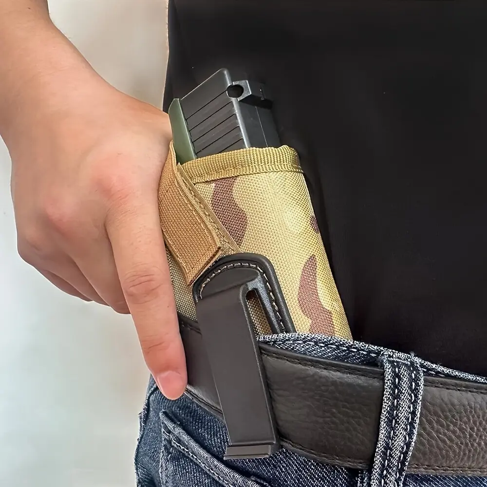 Concealed Carry Plastic Clip IWB Right/Left Hand Holster Fits Medium Compact Subcompact Tactical Sports Bags Outdoor Sports Bag 9MM 380 Glock 17 19 26 43x 1911 vnsh fn reflex holster for concealed carry