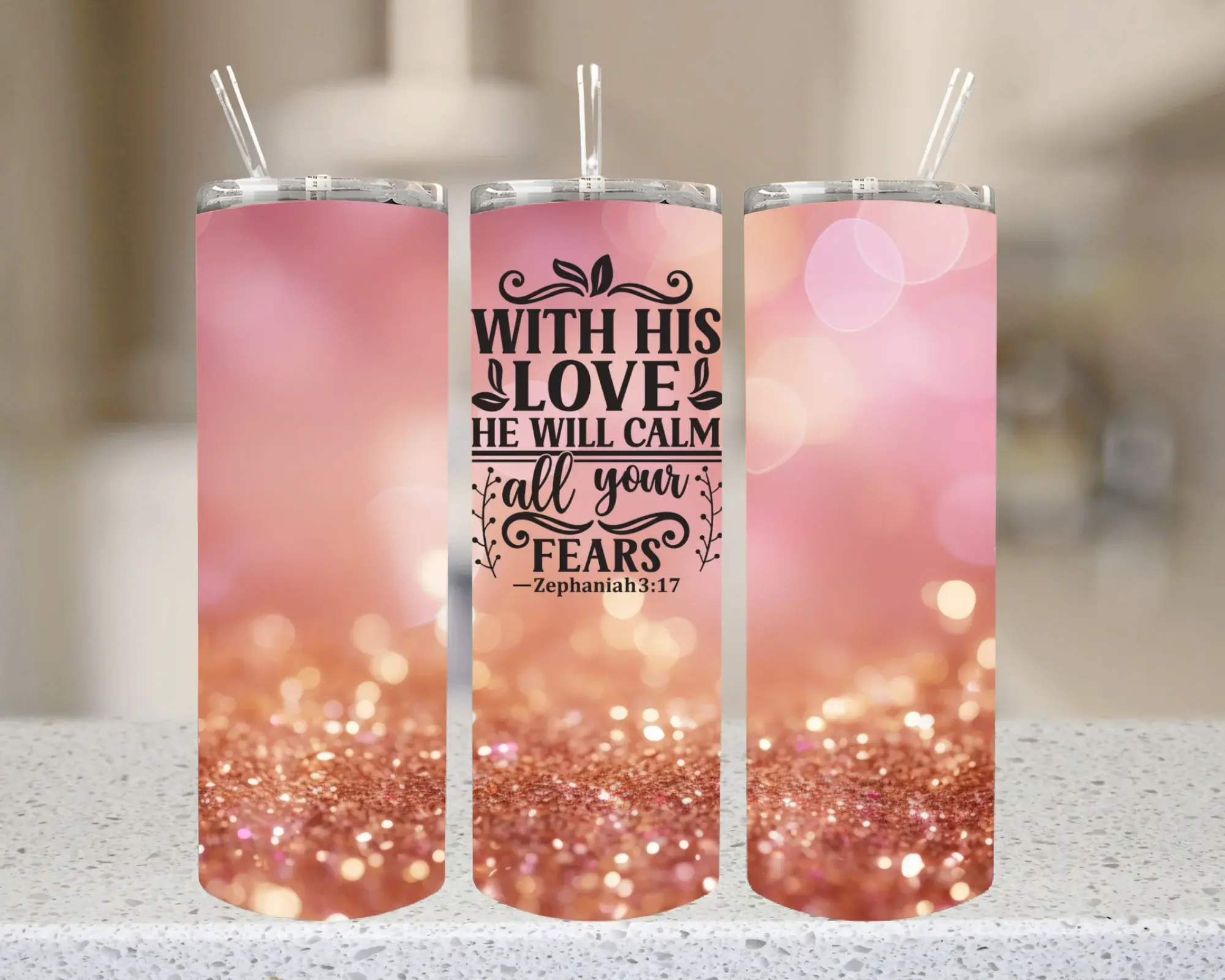 Grace & Glory Portable Stainless Steel Water Bottle Tumbler - Durable Kitchen Drinkware
