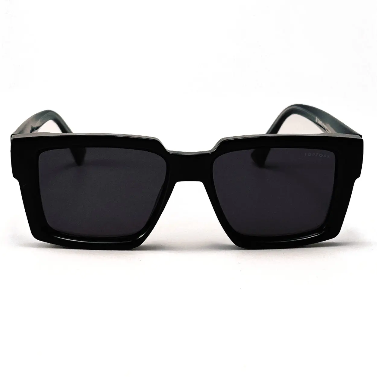 Paloma - Black - Tangle Free Rectangular Sunglasses - Certified Shatter-Resistant Lenses - For Women & Men Paloma - Black - Tangle Free Rectangular Sunglasses - Certified Shatter-Resistant Lenses - For Women & Men