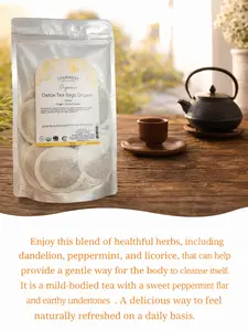 Organic Digestive Wellness Tea Bags 59ct – Bloating Relief & Gut Health Support, Dandelion Peppermint & Licorice Root Herbal Tea, Caffeine-Free USDA Organic