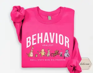 BCBA T Shirt & Sweatshirt, Behavior Analyst Shirt, ABA Therapy Tee, RBT Gift Idea, Therapist Outfit