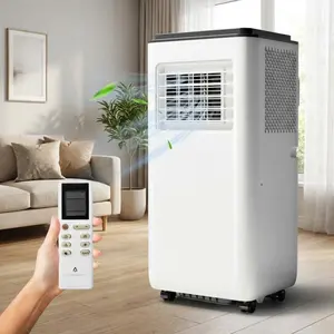 8000 BTU Portable Air Conditioner - 3-in-1 Cooling, Fan & Dehumidifier - Quiet Operation - Remote Control & 24-Hour Timer - Easy Window Installation - Cools Up to 350 sq.ft for Home, Bedroom