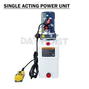 12V Hydraulic Pump Single Acting 8L Reservoir– 12 Volt Electric Hydraulic Pump