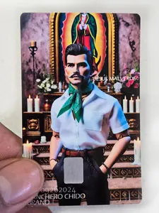 Jesús Malverde Debit/Credit Card Skin Covers- Premium Vinyl, Vibrant Designs, Easy Application