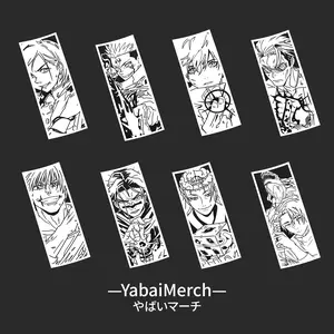 Jujutsu Kaisen Vertical Slap Stickers/Decals