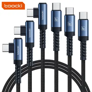 Toocki high speed usb c type c fast charging PD 60W charger cord,15FT 2 Packs nylon braided smartphone usb-c fast charging cable for iPhone 15/16 Plus,15/16 Pro Max Connector Durable Socket Cellphone