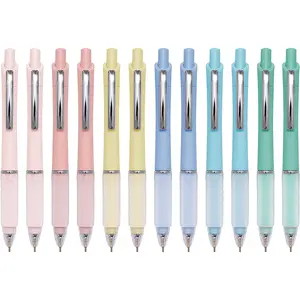 Ball Point Pen Black Ink Ballpoint Pens with Super Soft Grip Medium Point 1.0mm Office Pens (12 pack)