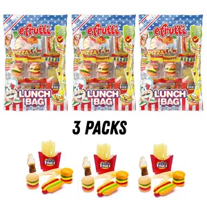 E.Frutti Gummi Lunch Bag - 3 Packs - 2.7oz each