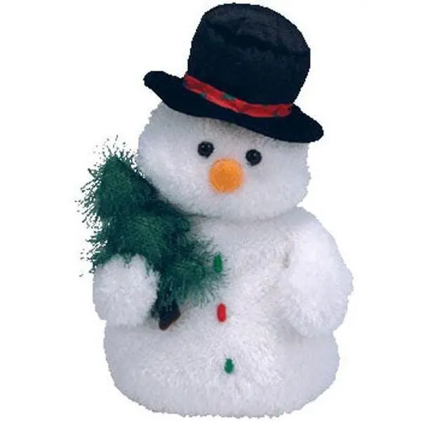 TY Classic Plush - MR. FLURRIES the Snowman (11.5 inch) - MWMTs