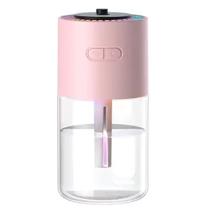 USB Plug-In Starry Sky Projector Humidifier - Compact Form, Quiet Mode, Starlight Glow, Creative Mini Portable Atomizer for Car, Home