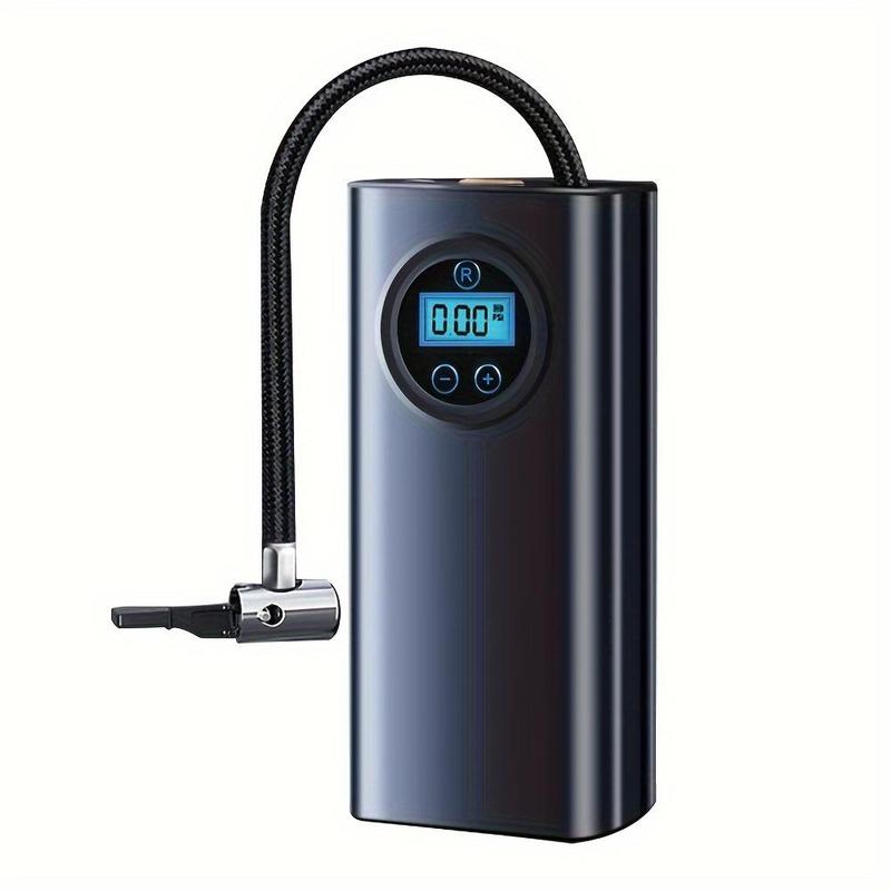 Portable Wireless Car Tire Inflator, Tire Pressure Monitor, Car Accessories Women, Car Stuff, Rechargeable Car Tire Air Pump, Powerful Cordless Tire Inflator, Digital Display, Lightweight, Compact, Vehicle Tire Inflator