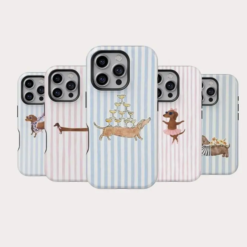 CASETiFY iPhone17 ケースCheckered Dachshund casetify dachshund case - TikTok Shop