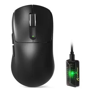 ATTACK SHARK V5 Wireless Gaming Mouse with 42000 DPI -PAW3950 MAX Sensor -55g Ultra-Lightweight-Nordic 52840 MCU,Wired/Wirelss/2.4GHz Wirelss Programmable Mouse for PC/Mac