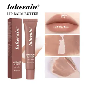 Lakerain Lip Balm Butter, Smooth Non-Greasy Formula, Deeply Hydrates Adds Natural Shine, Slanted Tube for Easy Application, Multiple Shades Scents to Pick Up Your Scent, Moisturizing Lip, Ideal for Daily Lip Care Makeup Prep, Hydrating Lip Balm