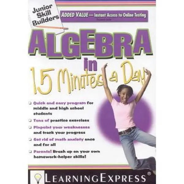 USED-Algebra in 15 Minutes a Day [with Access Code] [With Access Code] by LearningExpress Staff (Paperback)