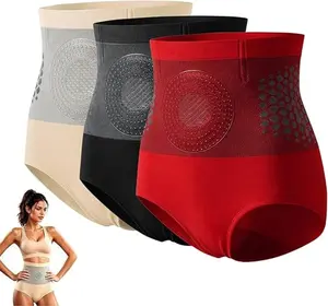 3-Pack 4-in-1 Compression Sweat Shorts for Women – High-Waist Yoga Pants, Breathable Firming Tummy Control Shapewear for Workout & Daily Wear