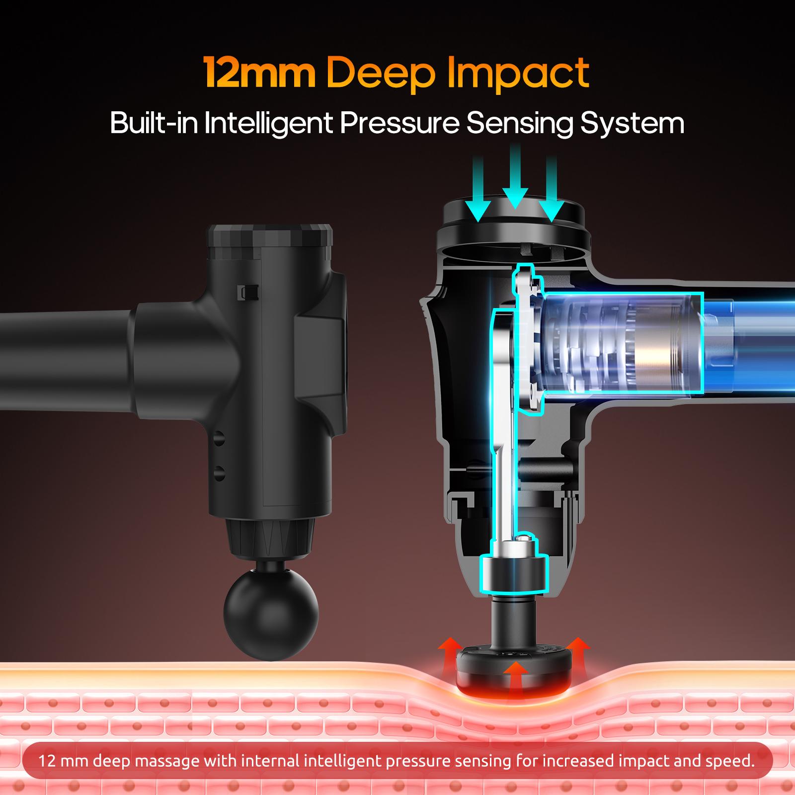 Handheld Percussion Massage Gun with Cold & Heat Modes, Muscle Massager Device, Adjustable Speed, Quiet Brushless Motor, Portable Rechargeable for Workout, Gym, Office Relaxation Handheld Percussion Massage Gun with Cold & Heat Modes, Muscle Massager Device, Adjustable Speed, Quiet Brushless Motor, Portable Rechargeable for Workout, Gym, Office Relaxation