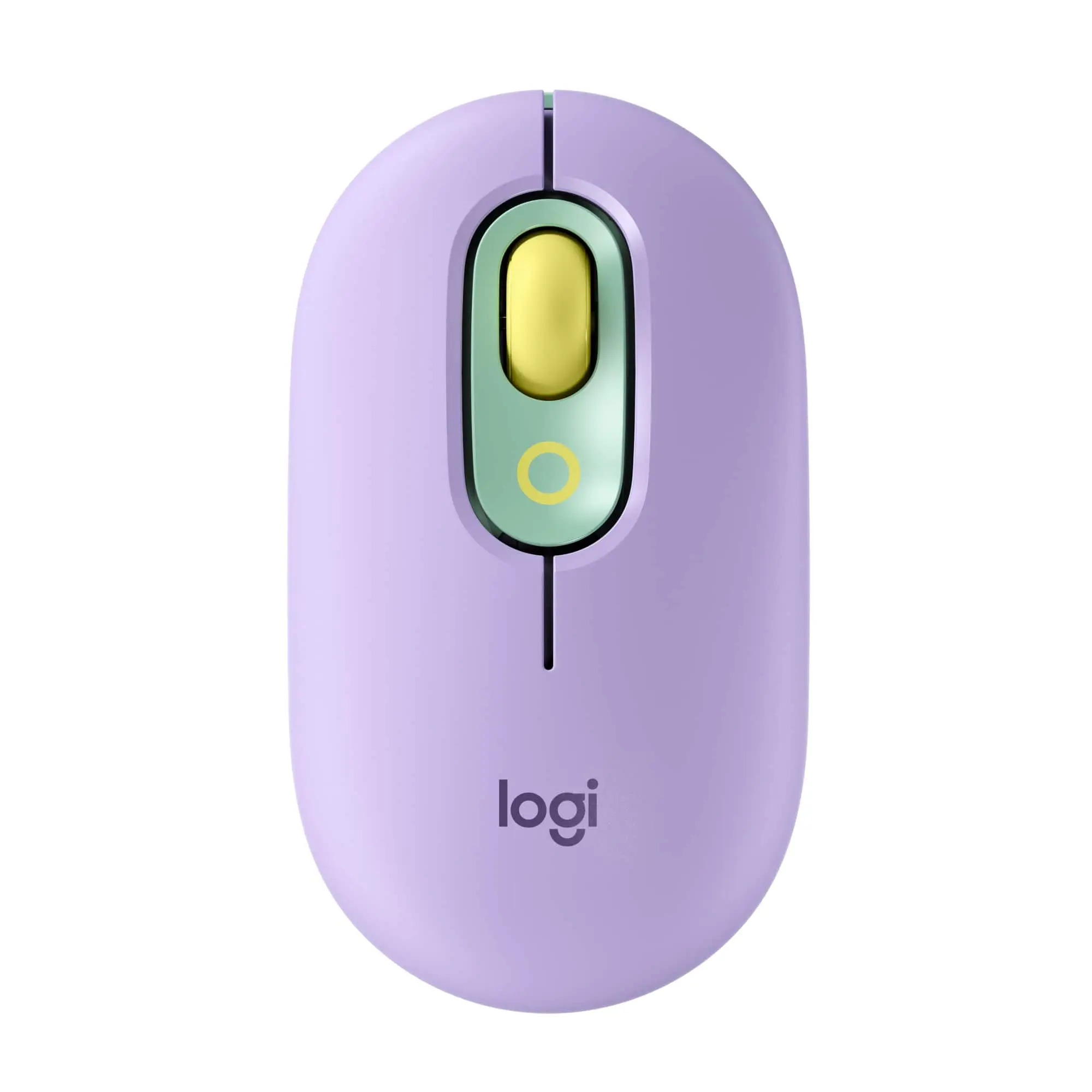 Logitech - POP Mouse WirelessBluetooth Optical Ambidextrous Mouse with Customizable Emojis - Wireless - Daydream Purple (Mint)
