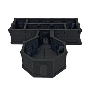 Dragon & Dungeon Maze Terrain Set, Dnd Tabletop Role Playing Game Accessory, Perfect Gift for 14+ Age Group, Character Role Play Board Game, Tabletop Games