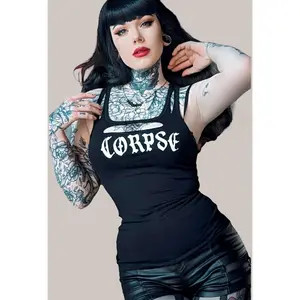 Corpse Living Dead Girl Cut Out Tank Top
