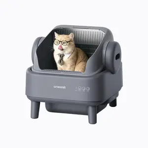 Oneisall 14 Days Scoop-Free Automatic Cat Litter Box, Self-Cleaning, 11L Large Waste Drawer, Weight & Safety Sensors, Ultra-Quiet, Leak-Proof, Large Open Top, Easy to clean, Easy to disassemble, For Medium Cats & Kittens Summervibes Petlovers