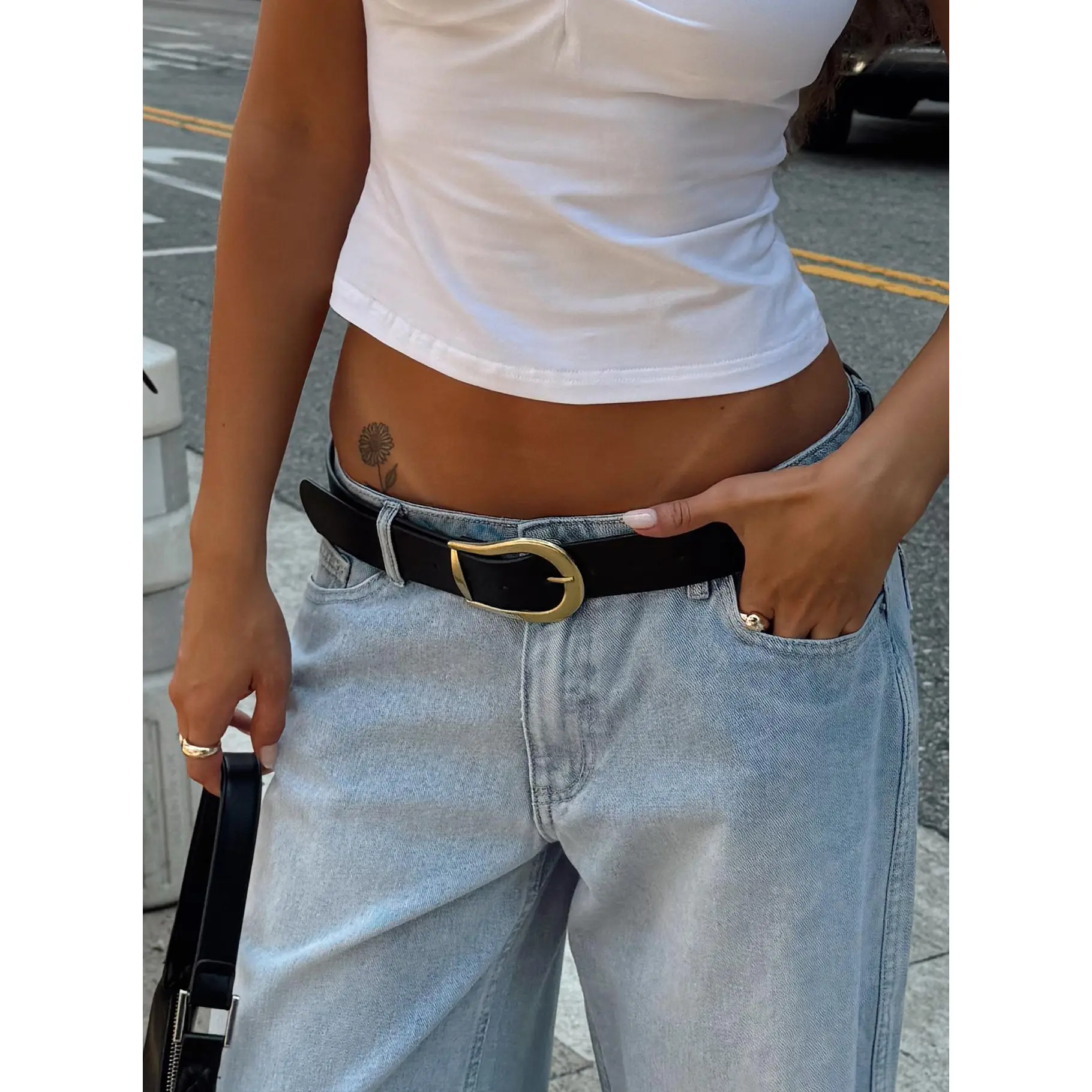 Breslin Belt Black