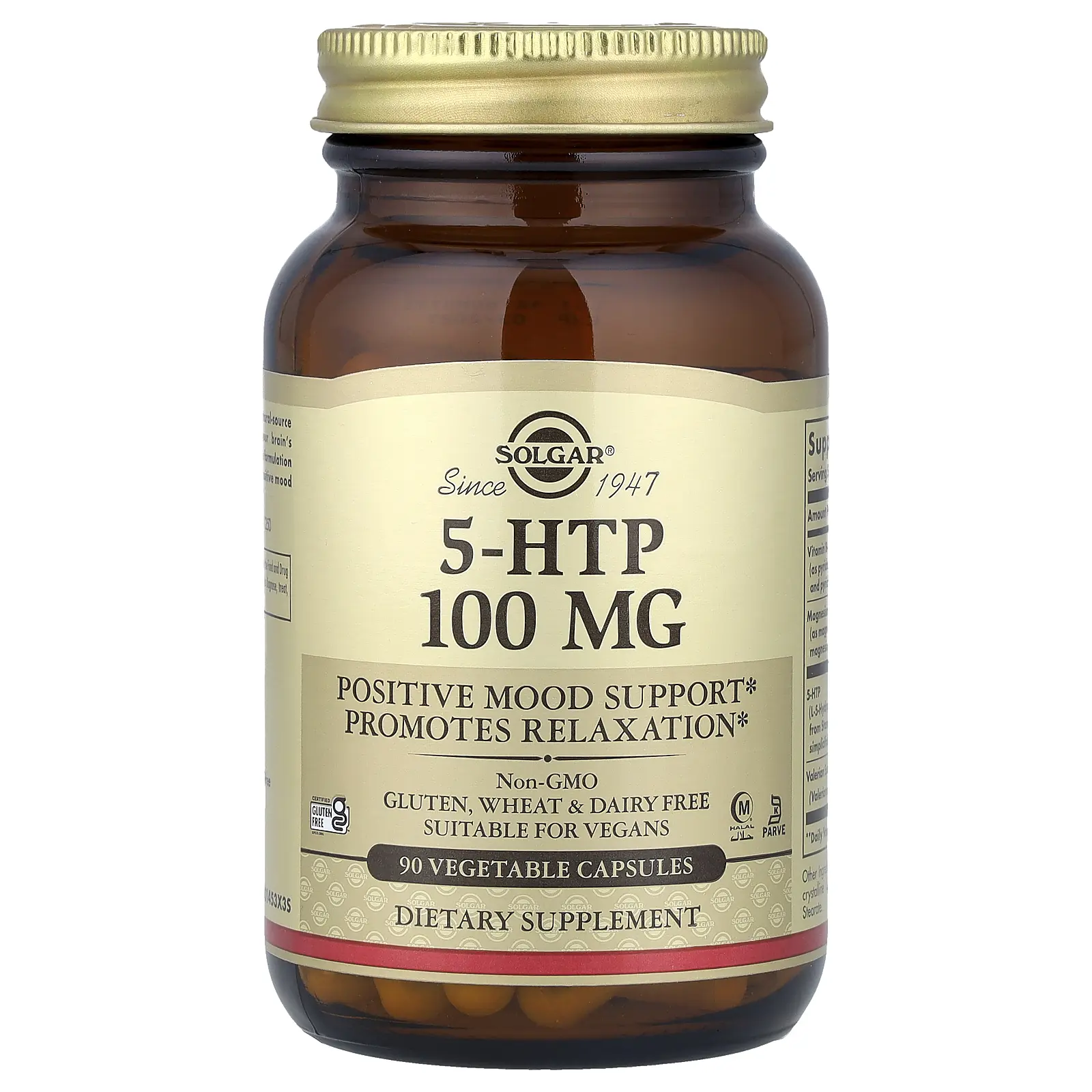 Solgar 5-HTP, 90 Vegetable Capsules Solgar 5-HTP, 90 Vegetable Capsules