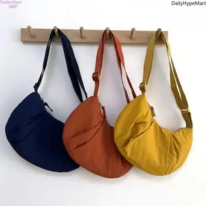 Japanese-Style Crossbody Bag, Nylon Large Capacity Casual Shoulder Purse
