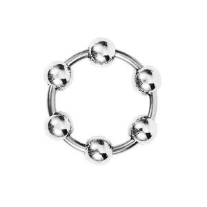 Adjustable Slide Ring for Men - Stainless Steel Fidget Jewelry with Anxiety Relief Design, Smooth Spinner Ring for Focus & Stress Relief, Polished Mens Band for EDC & Office