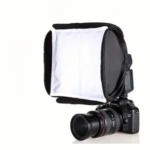 Portable Square Softbox Set, Compatible with Dslr Cameras, Dual-Layer Reflective Light Modifier, Foldable Studio Diffuser Bag Included, Camera Accessories