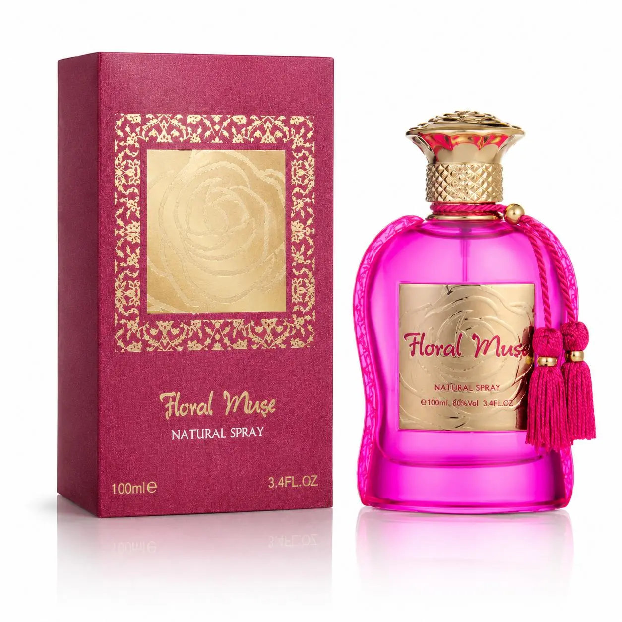 Perfume Floral Muse Elegantes  Eau de Parfum for Women -100ml 3.4ft oz