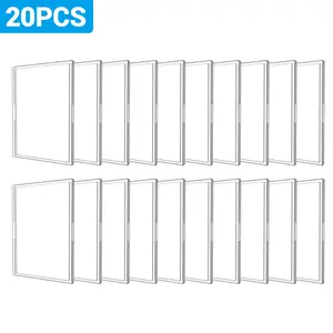 20Pcs Transparent Clear Card Protective Cover, Acid-Free Sturdy Card Sleeve, Anti-Wear Dustproof Card Organizer, Lightweight Compact Storage Case for Baseball Basketball Football Game Cards