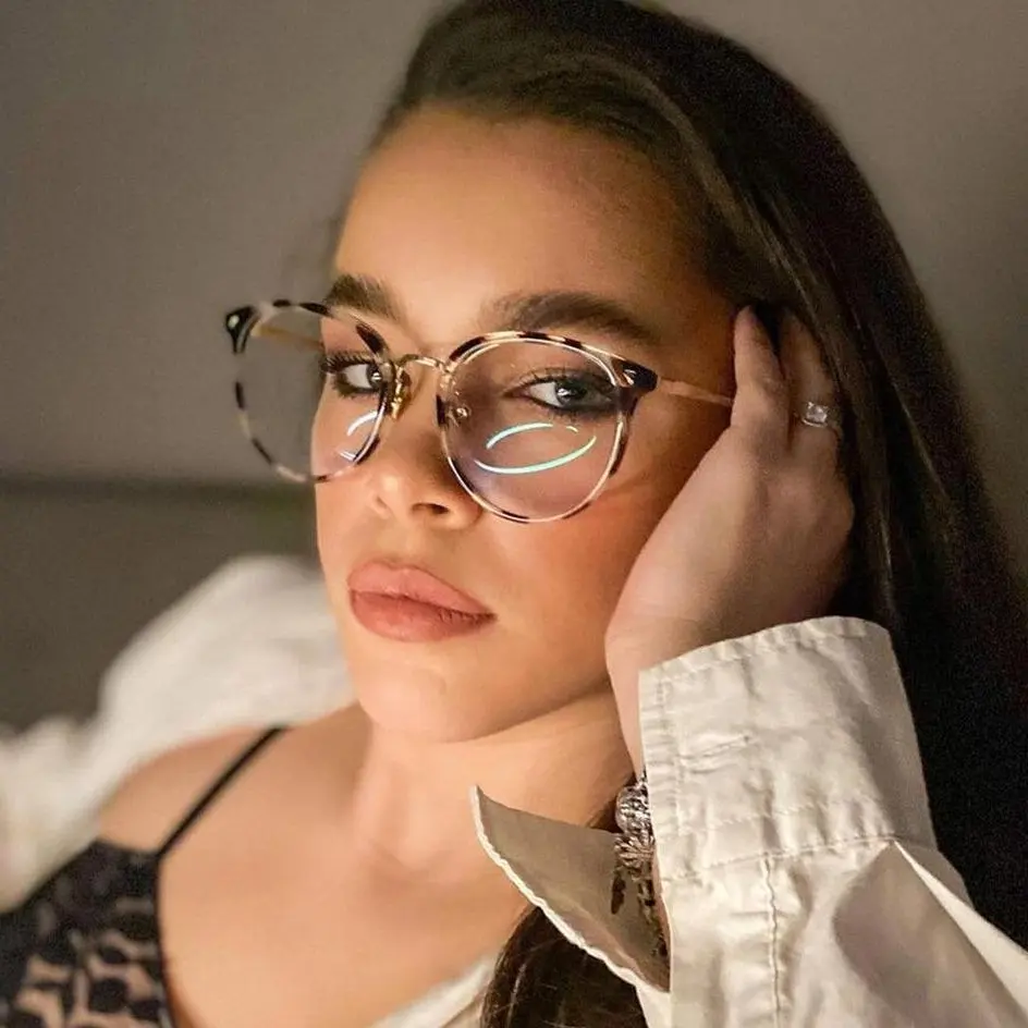 「TIJN-Original-Maaike」 Cat Eye Glasses for women Acetate Accentuated Frame Unisex Style for Daily Work School Eyeglasses