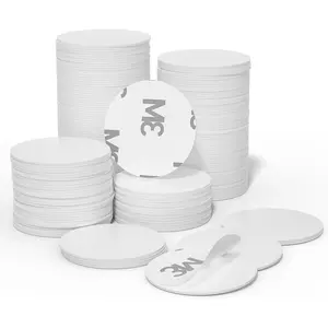 50 count NFC Tags, NTAG215 NFC Tags Blank White Card NFC Stickers Writer NFC  Cards Compatible with TagMo with Adhesive  NFC Enabled Mobile Phones for Easy Fixing and Storage (1 inch)