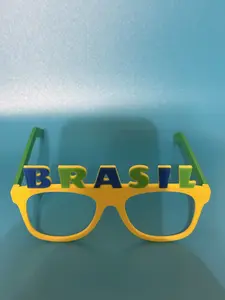 Brazil “BRASIL” Fan Glasses  | World Cup Party Shades | Lightweight Soccer Fan Gear