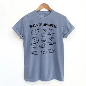 Funny Seals of Approval TShirt, Meme Comfort Colors Shirt - TrendWear USA