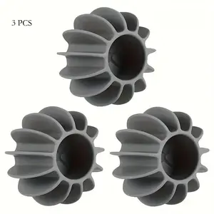 3pcs Large Silicone Magic Laundry Balls Reusable Anti Stains Pet Hair Remover