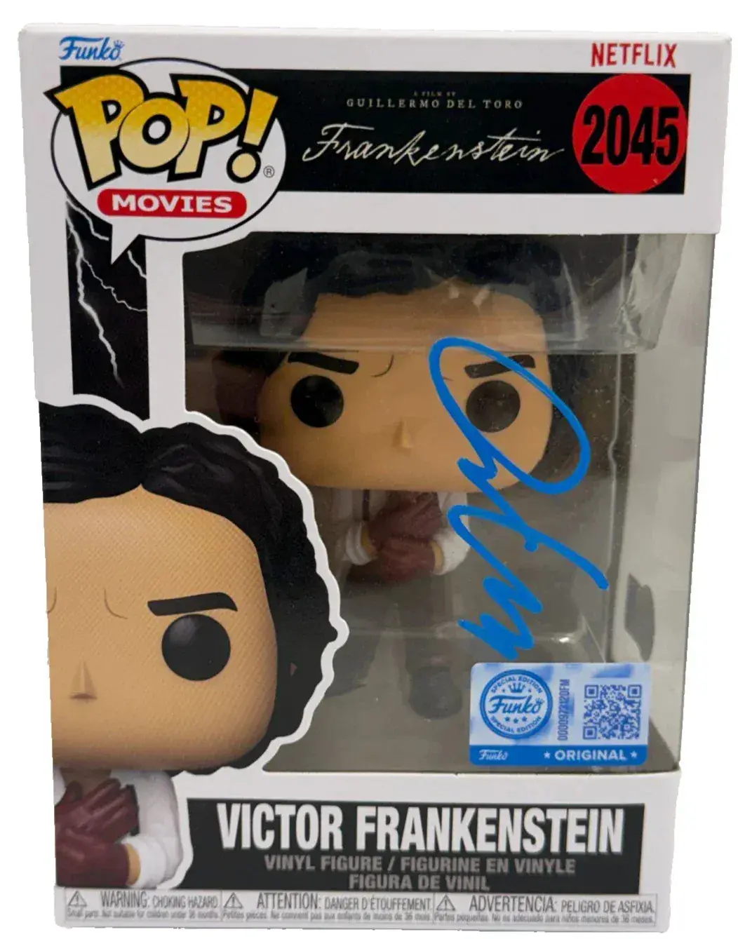 Oscar Isaac Authentic Autographed Victor Frankenstein 2045 Funko Pop Figure
