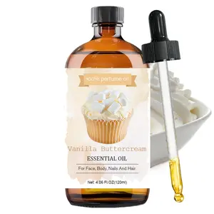 120ML Vanilla Cream Scented Luxury Aromatherapy Oil, Long-Lasting Fragrance for Home Use, Nail Hair Skin Care, Massage Diffuser Humidifier, Scented Oils